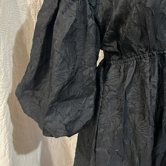 Kika Vargas X Target Floral Texture Scallop Back Midi Dress, size small, NWT - Picture 4 of 16